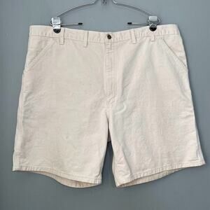 Carhartt Shorts Size 44 Natural Baggy Cargo Carpenter Streetwear Utility Work